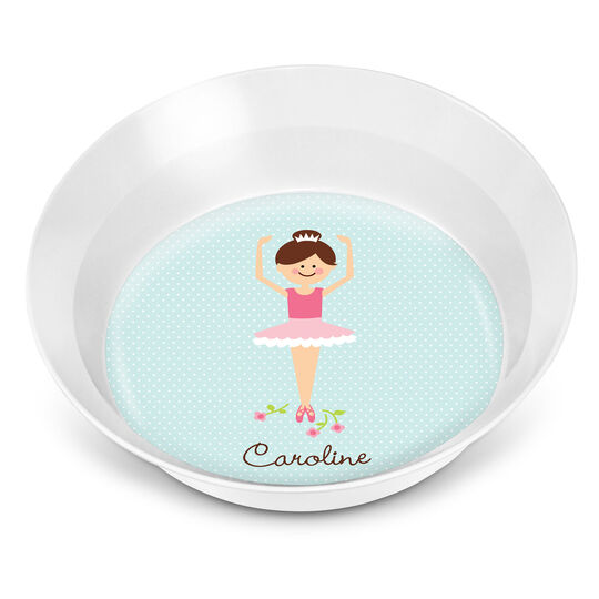 Ballerina Children's Melamine Bowl